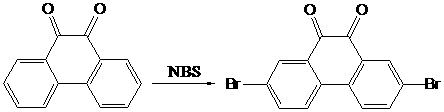 2,7-dibromide-9,10 substituted-phenanthrene derivatives