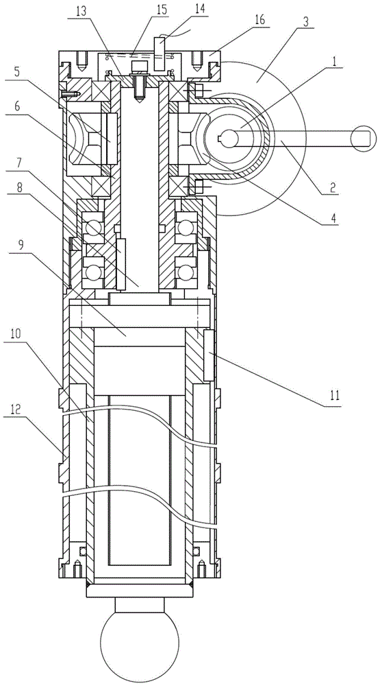 An electric leveling support leg