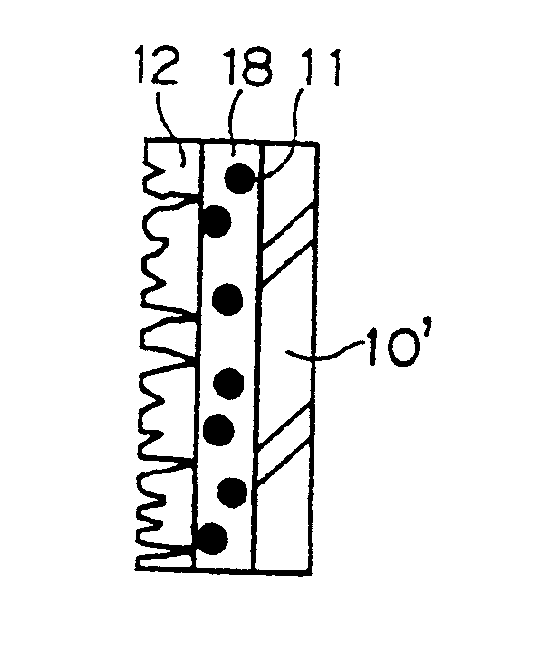 Antifogging element and method for forming the same