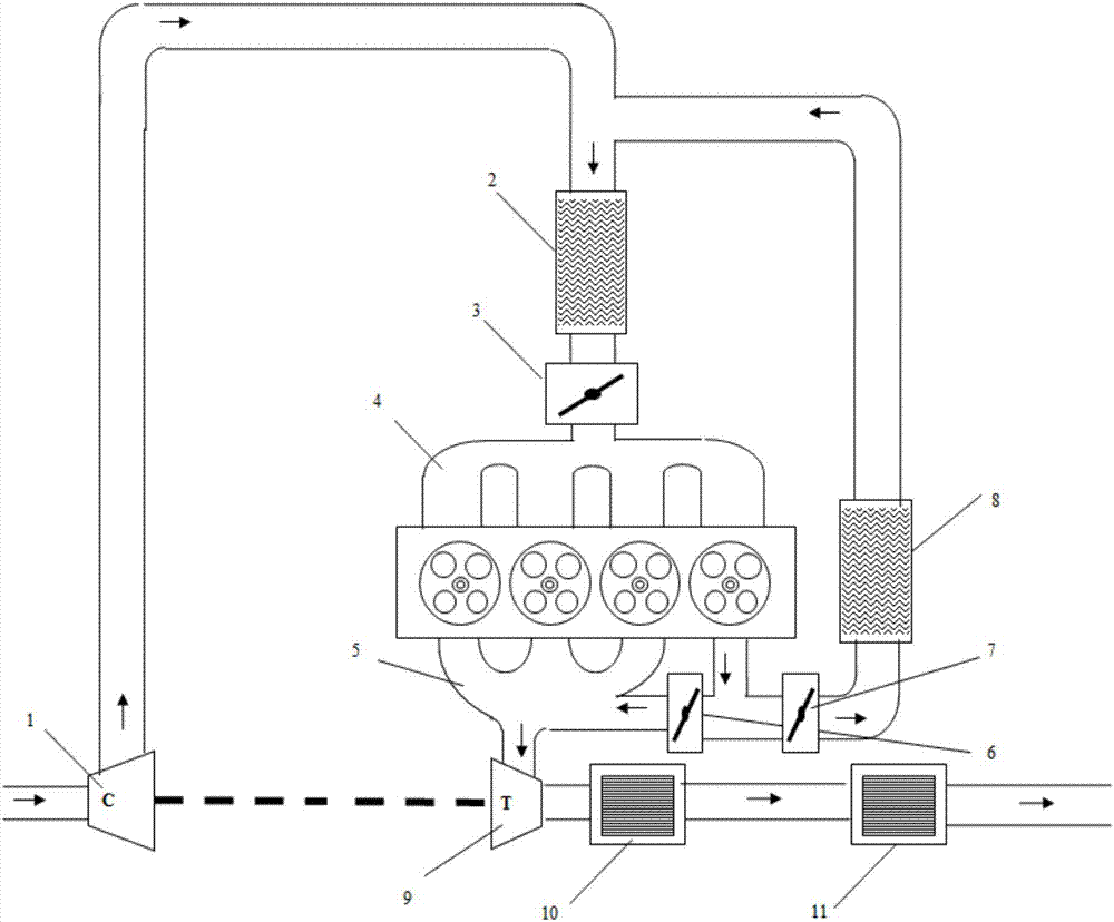 Engine with adjustable DEGR system