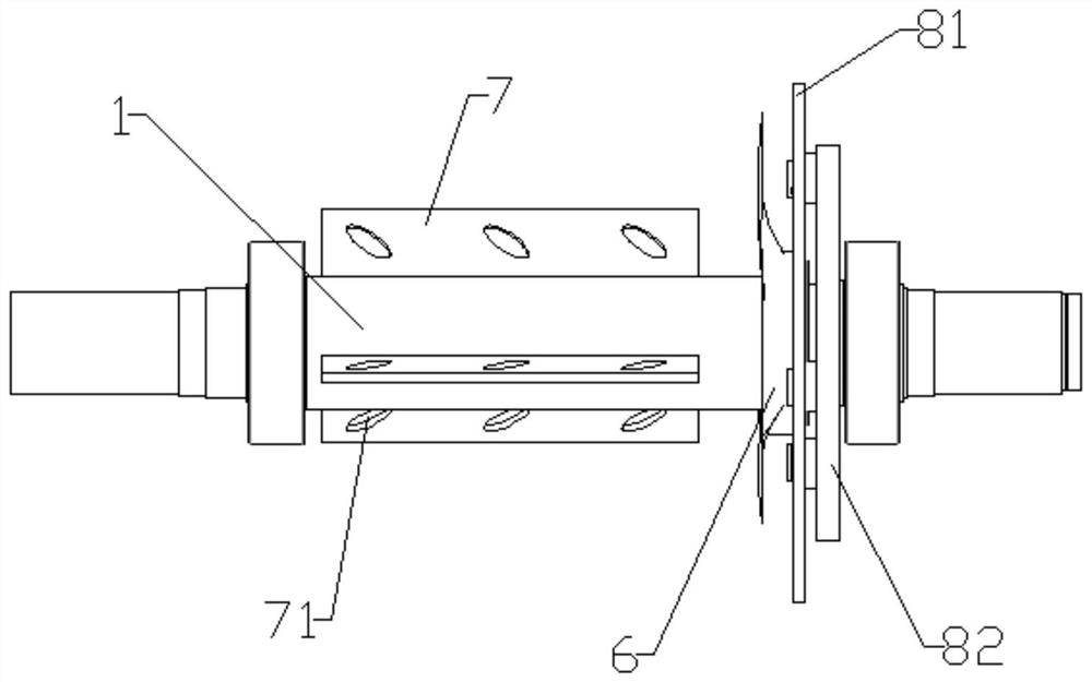 Internal drive type electromagnetic roller and electromagnetic roller heat dissipation method