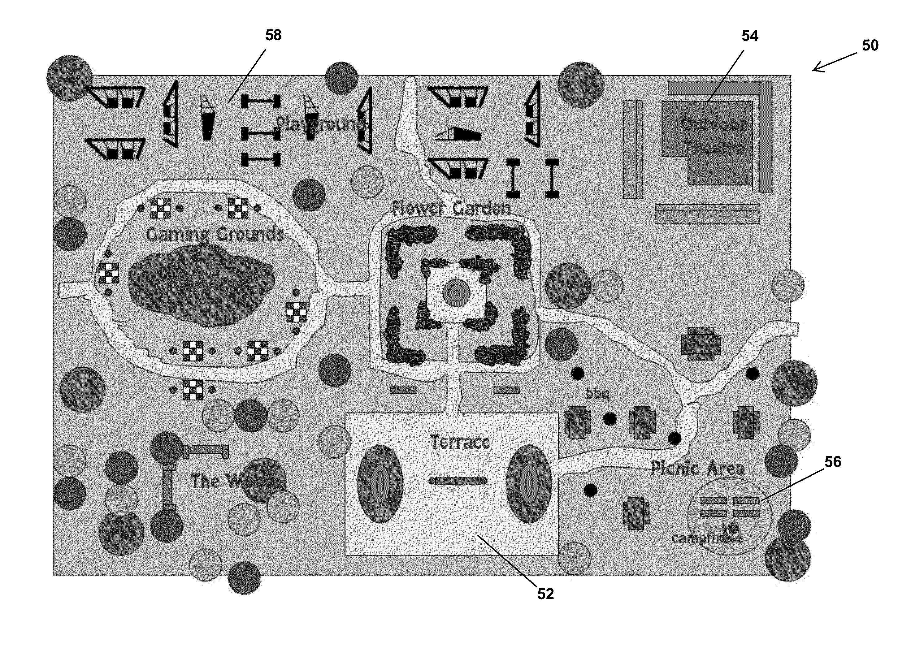 System and method for limiting the number of characters displayed in a common area