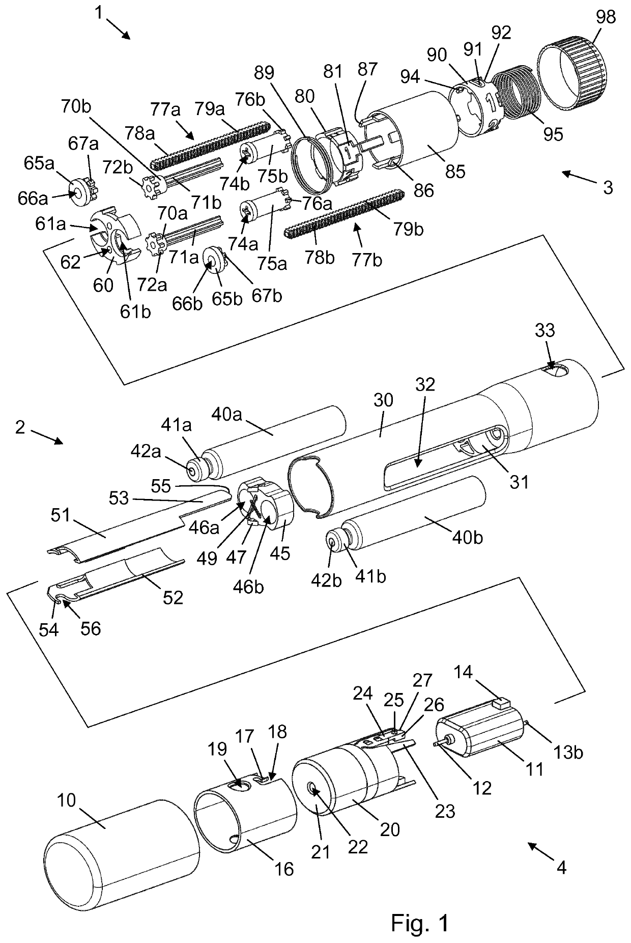 Mechanism for sequential dose delivery