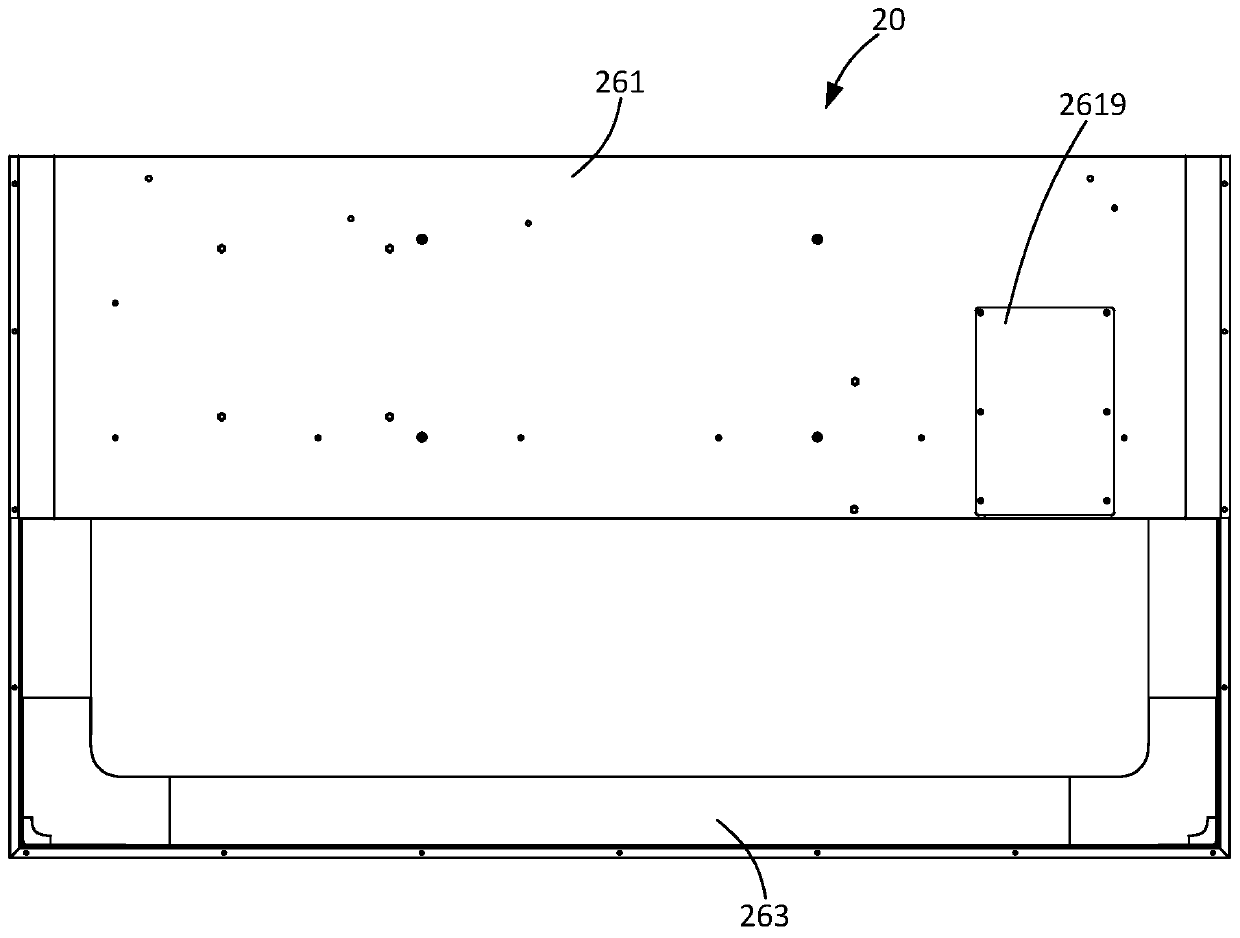 Outdoor television with waterproof structure