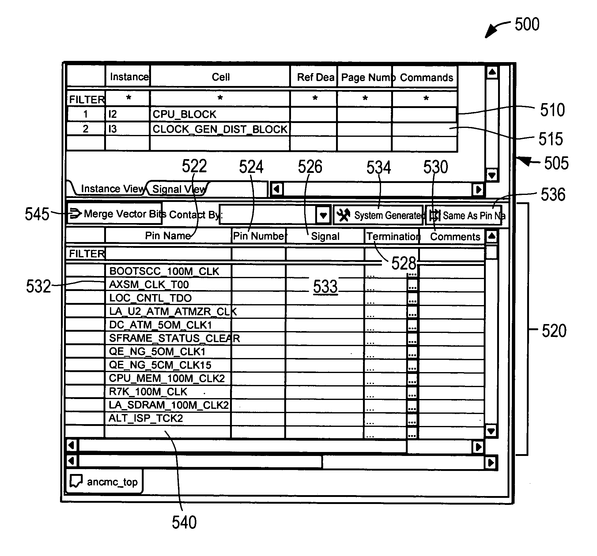 Method and apparatus for table and HDL based design entry