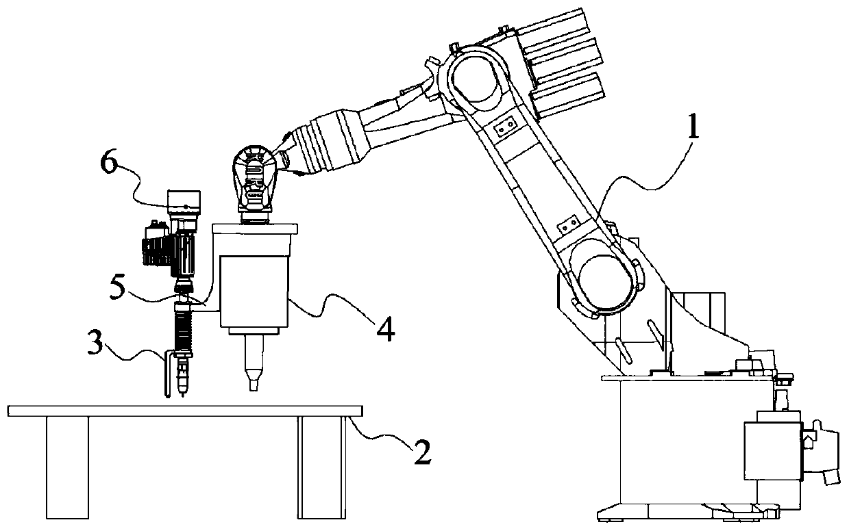 Electric-arc welding and friction stir welding hybrid welding system