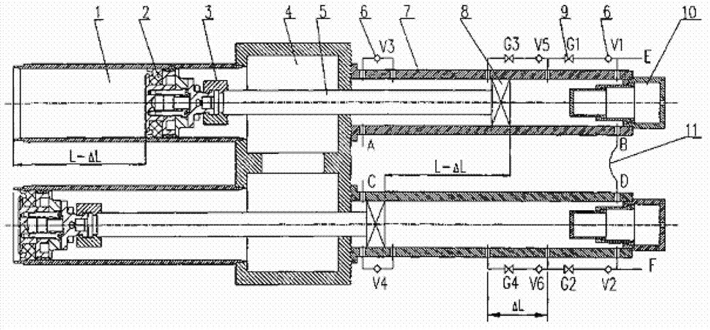 Pumping stroke control method for viscous material double-cylinder pump and pumping equipment for viscous material