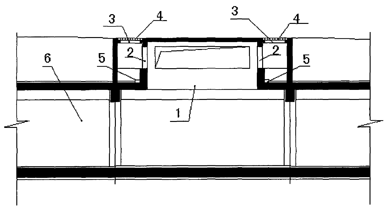 Ventilation structure device of underground garage