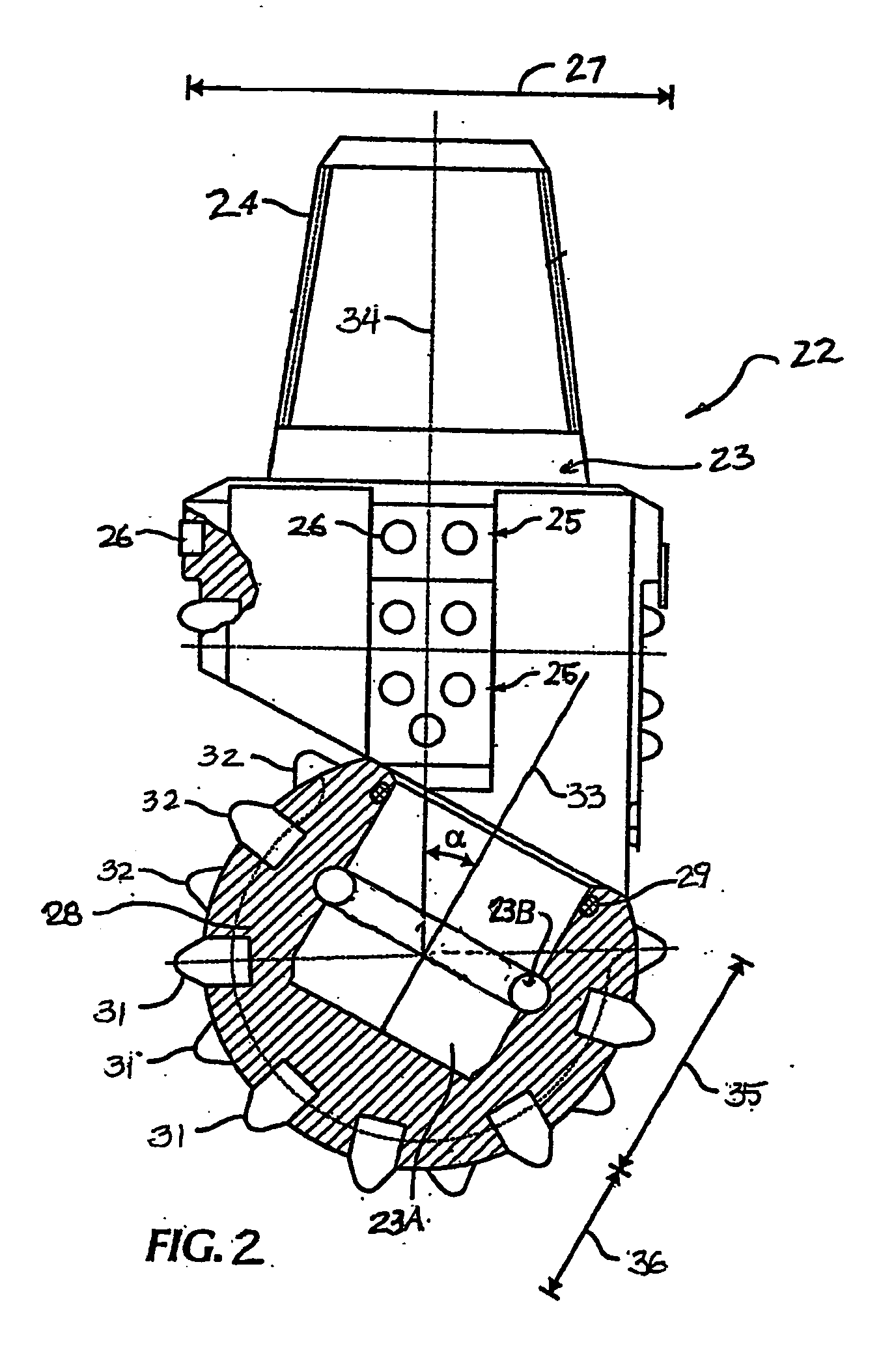 Cutting structure for single roller cone drill bit