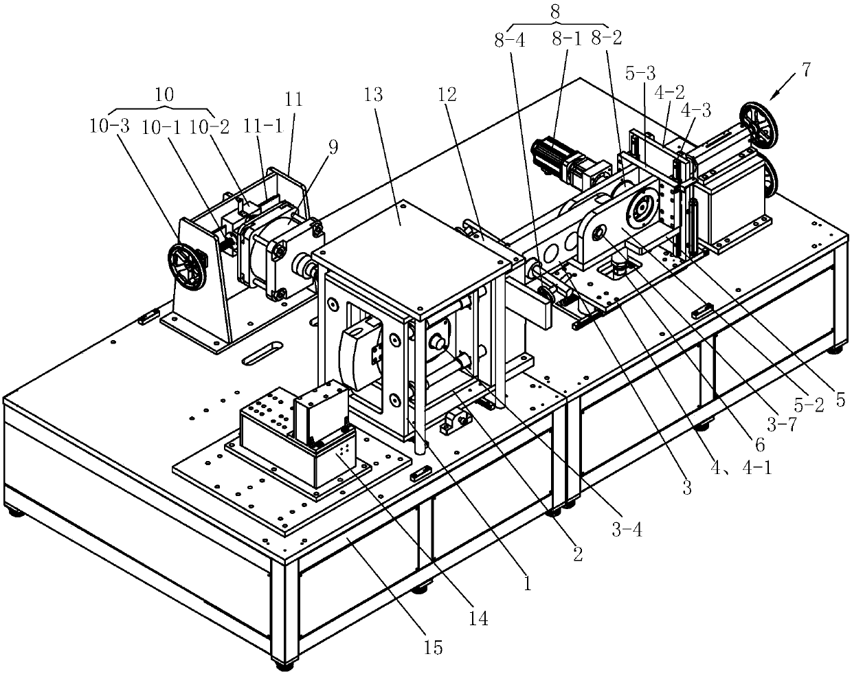 Multi-condition fatigue test system for tread brake unit