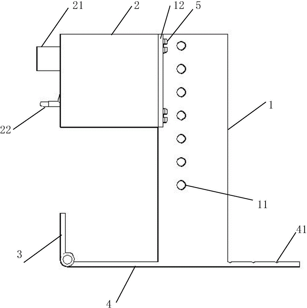 Manufacturing method of anti-theft guardrail connecting piece provided with tension spring and electronic switch