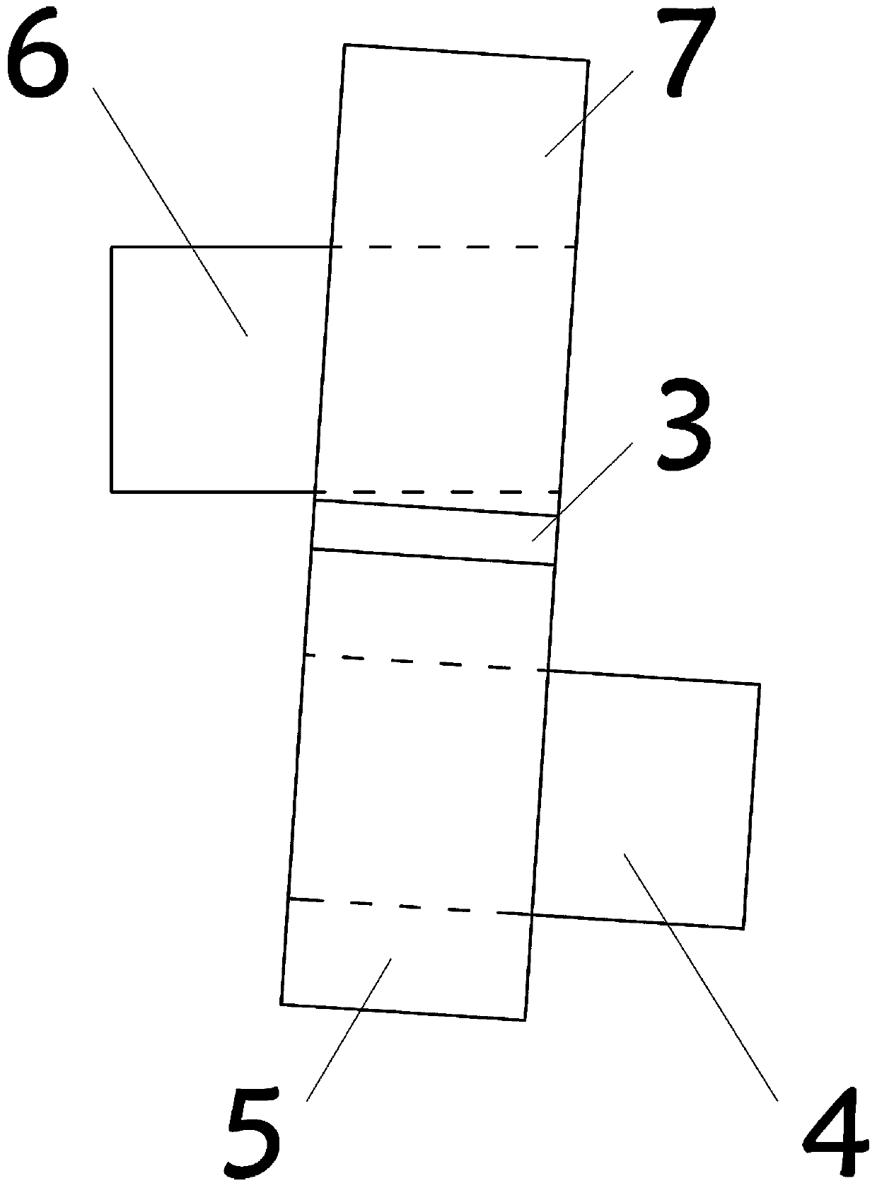 Five-milling slotting construction method for underground diaphragm wall unit slot like Chinese character of 'bian'