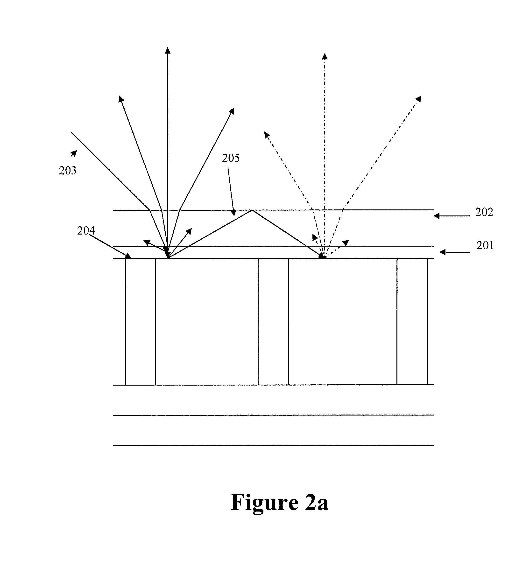 Display device with a brightness enhancement structure