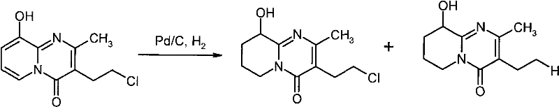 Preparation method of 3-(2-chloroethyl)-6, 7, 8, 9 - tetrahydro-9 - hydroxy - 2 - Methylenetetrahydrofolate - pyrido [1,2-alpha] pyrimidine -4 - ketone