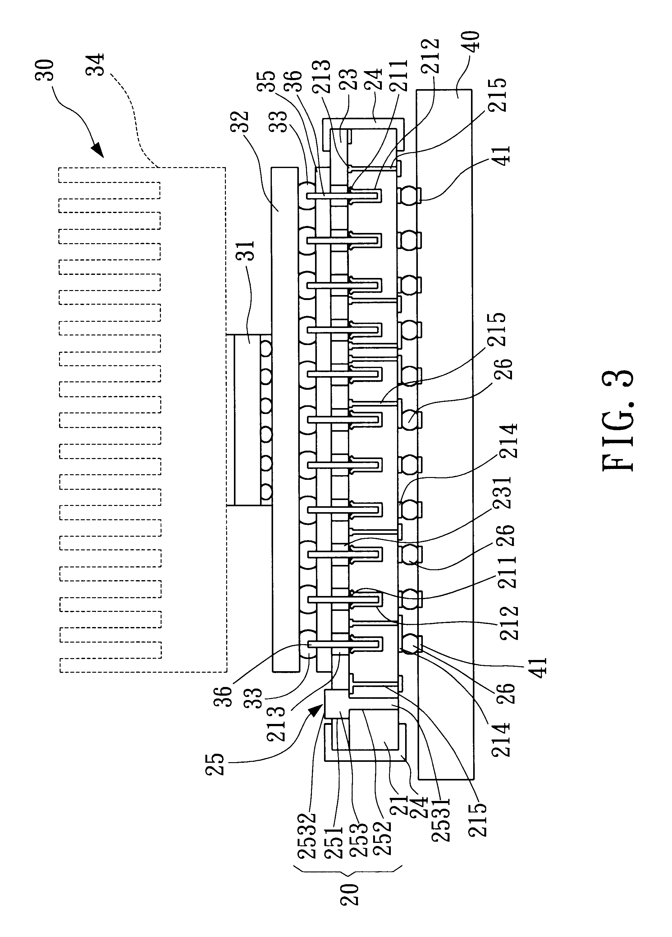 Pin grid array integrated circuit connecting device