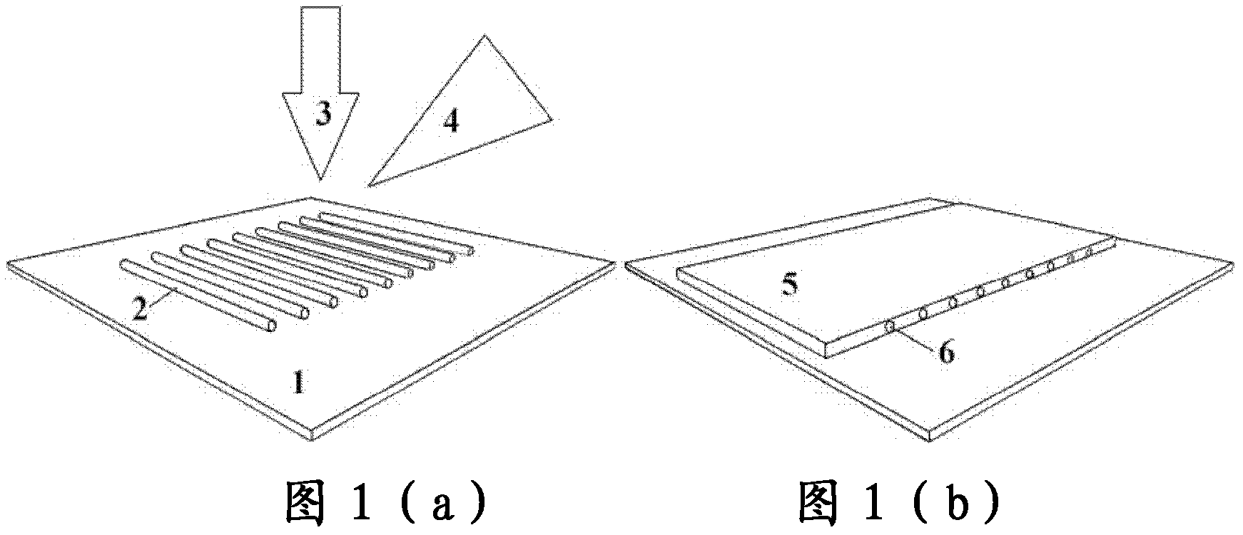 Preparation method for embedded micro-nano channel
