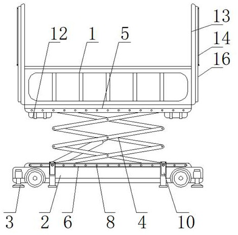 Climbing type building construction operation platform outside building