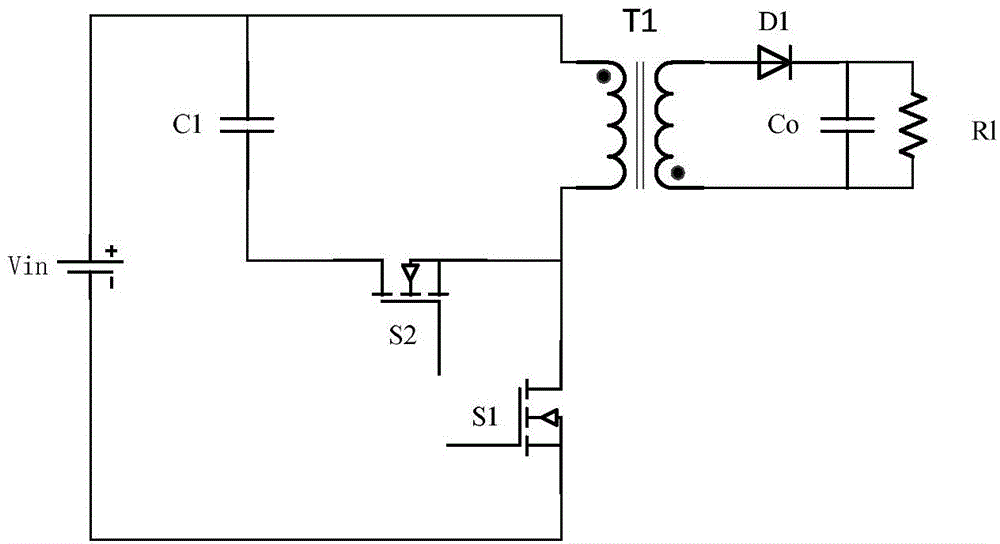 Flyback converter leakage inductor absorption and feedback circuit