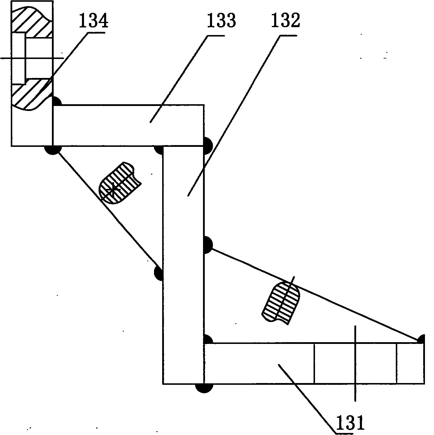 Combined fixture for cast crossbeams