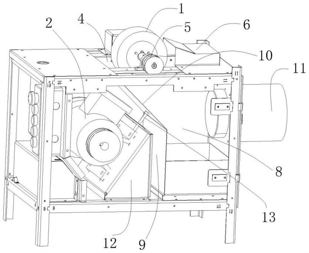 Magnetic box cleaning machine and manufacturing method and using method thereof