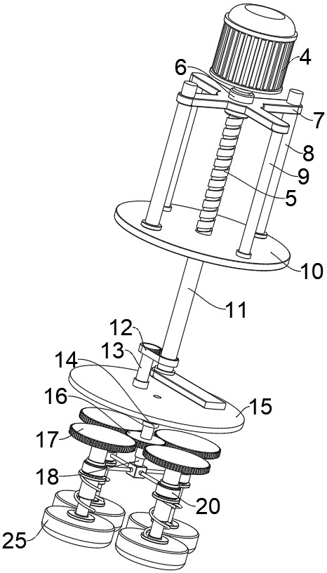 Coupling agent coating device for abdominal ultrasonic examination