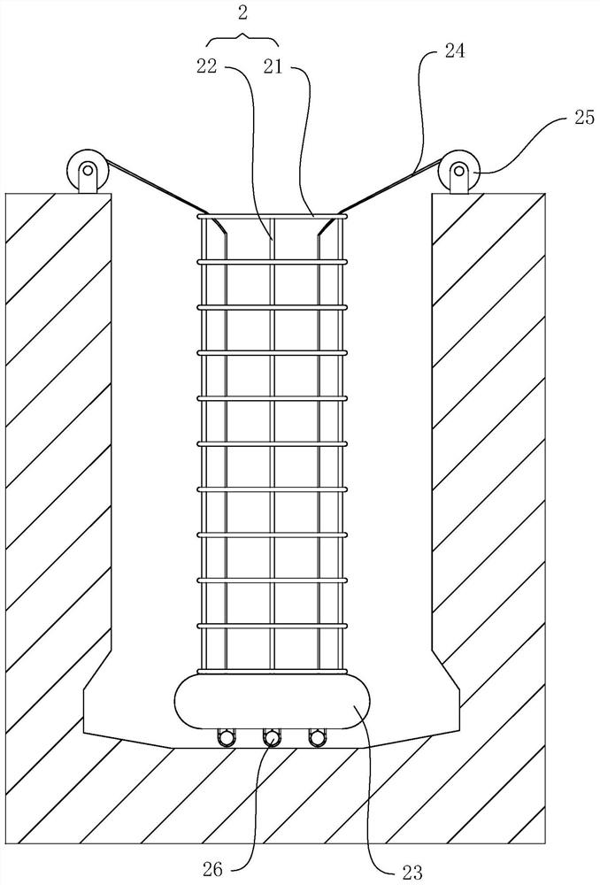 Construction method of single-pipe grouting bottom-expanding cast-in-place pile