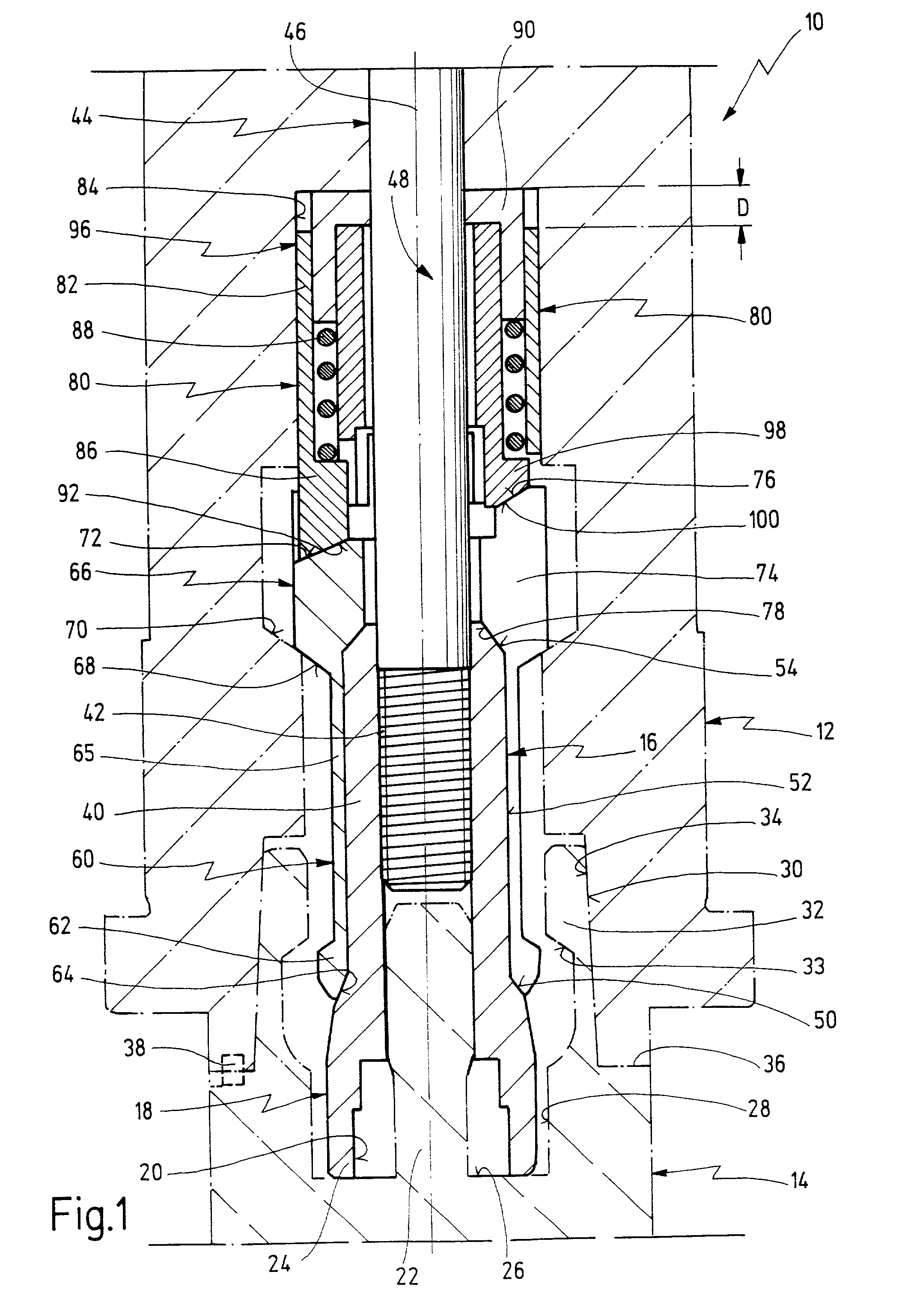 Spindle in a machine tool
