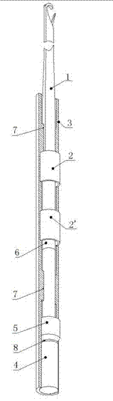 Method and device for selecting magnetic levitation driven needle