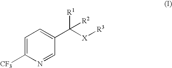 Process for the preparation of 2-trifluoromethyl-5-(1-substituted)alkylpyridines