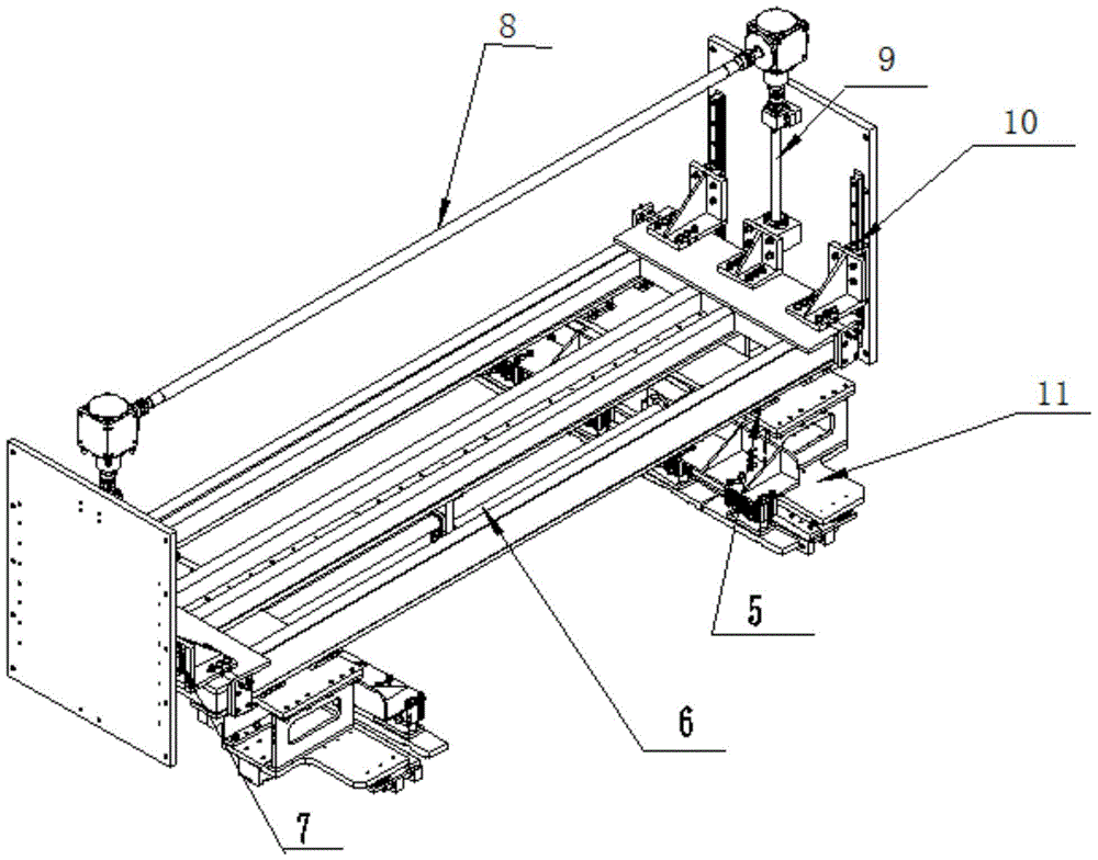 A kind of aluminum plate liner meshing equipment