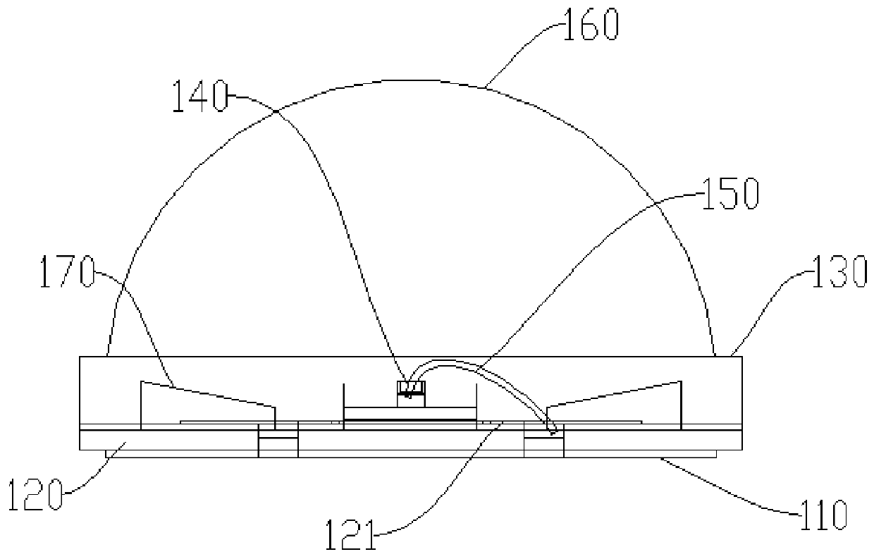 LD light-emitting device and preparation method thereof