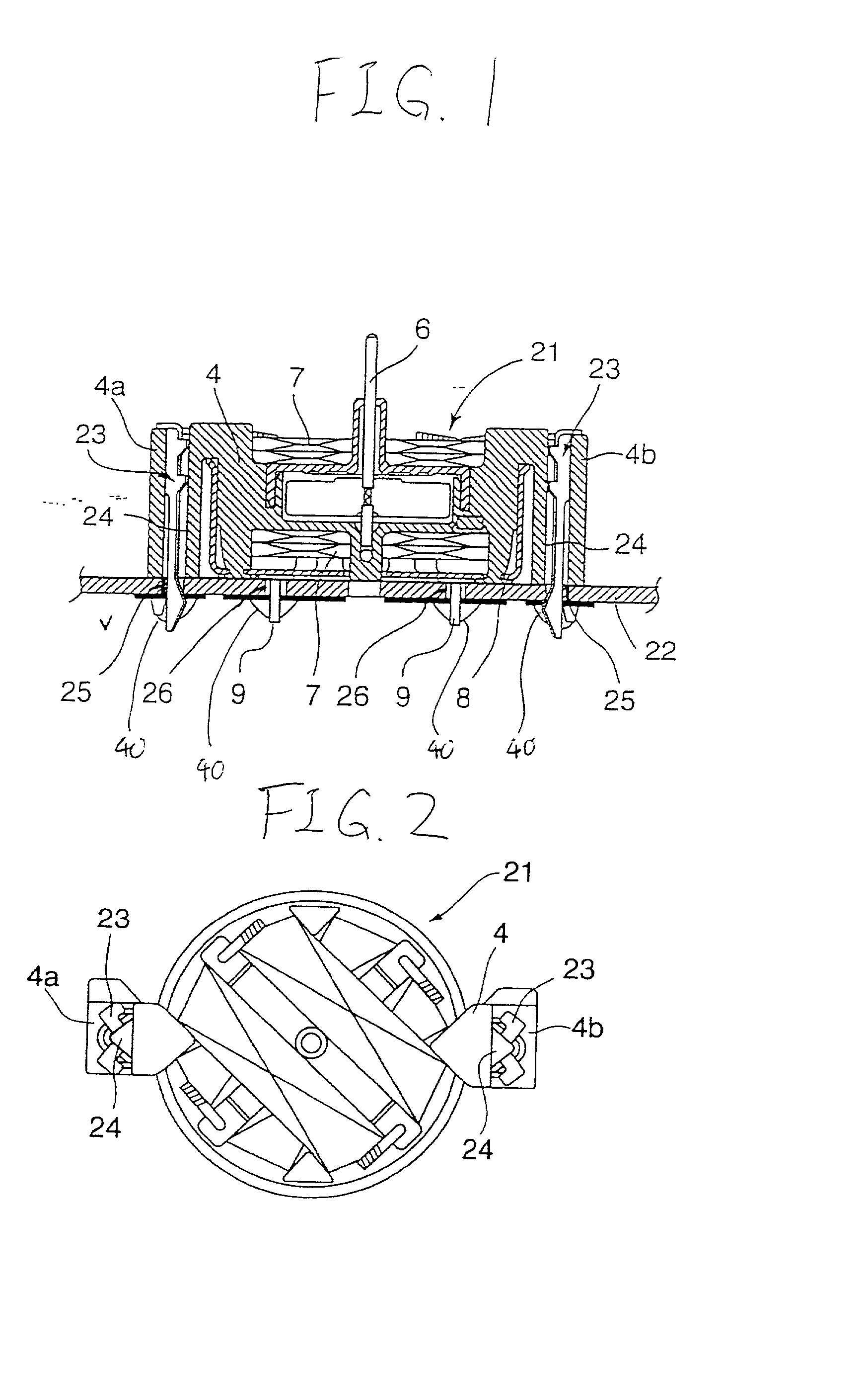 Attachment structure of electronic component to circuit board and clip used in attachment of the electronic component