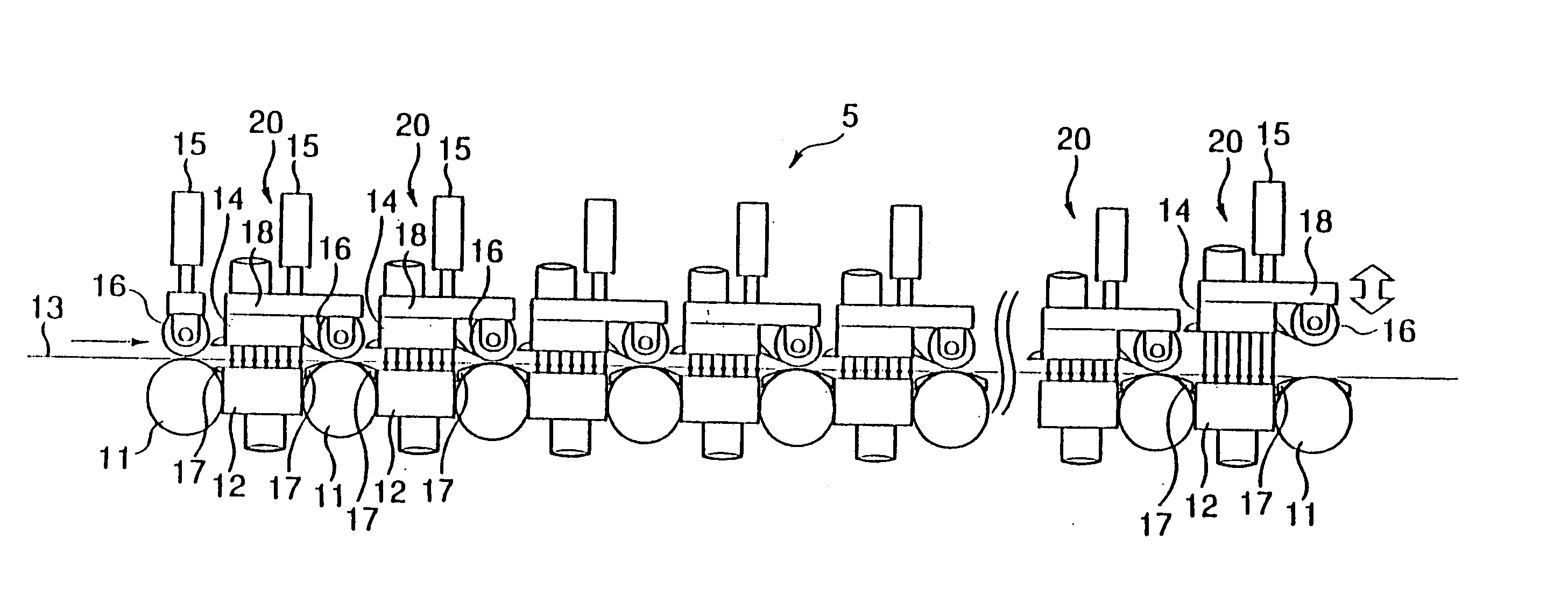 Method and apparatus for cooling hot rolled steel strip, and method for manufacturing hot rolled steel strip