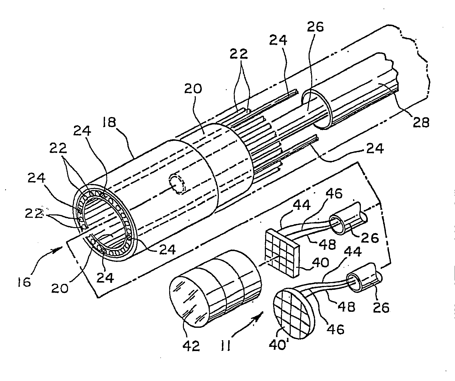 Reduced area imaging device incorporated  within wireless endoscopic devices