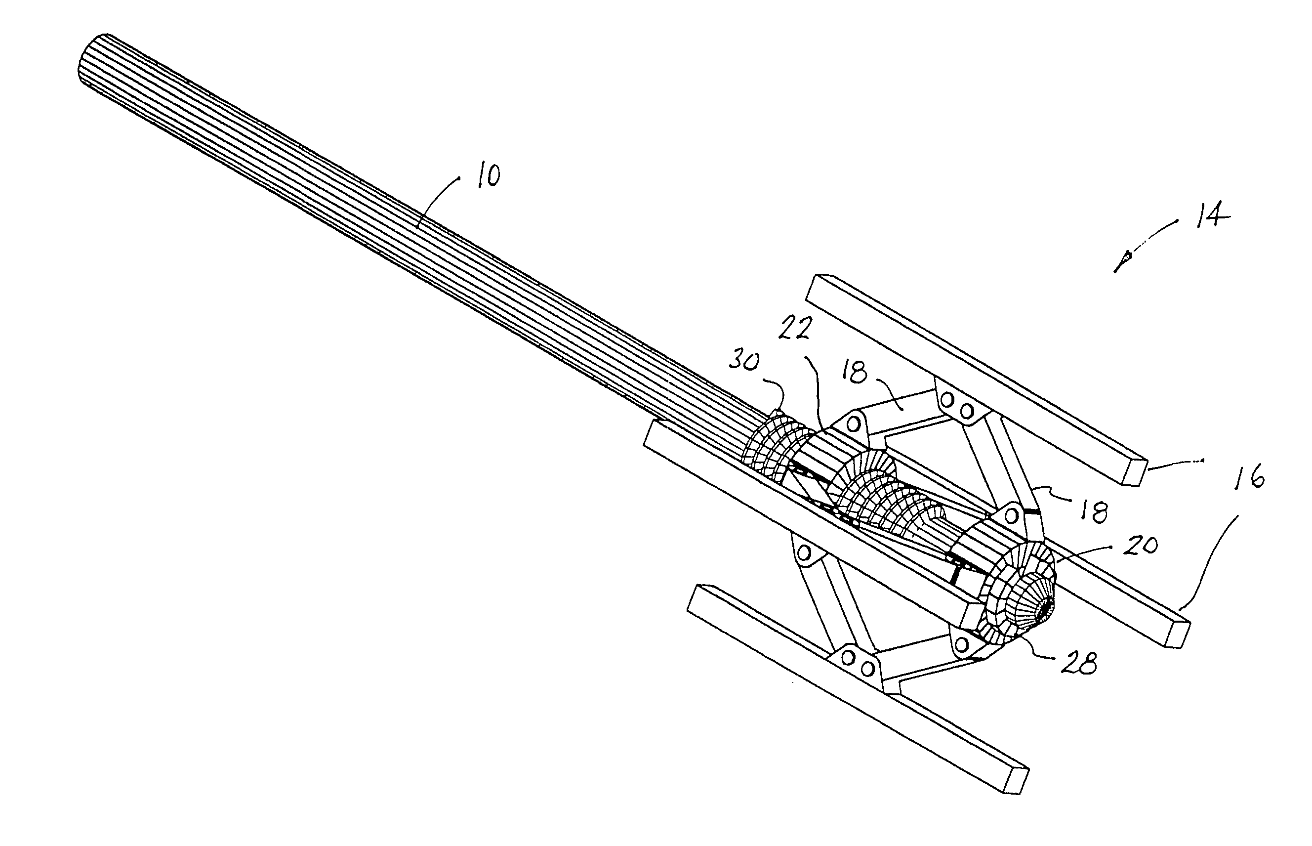 Mechanical bone tamping device for repair of osteoporotic bone fractures