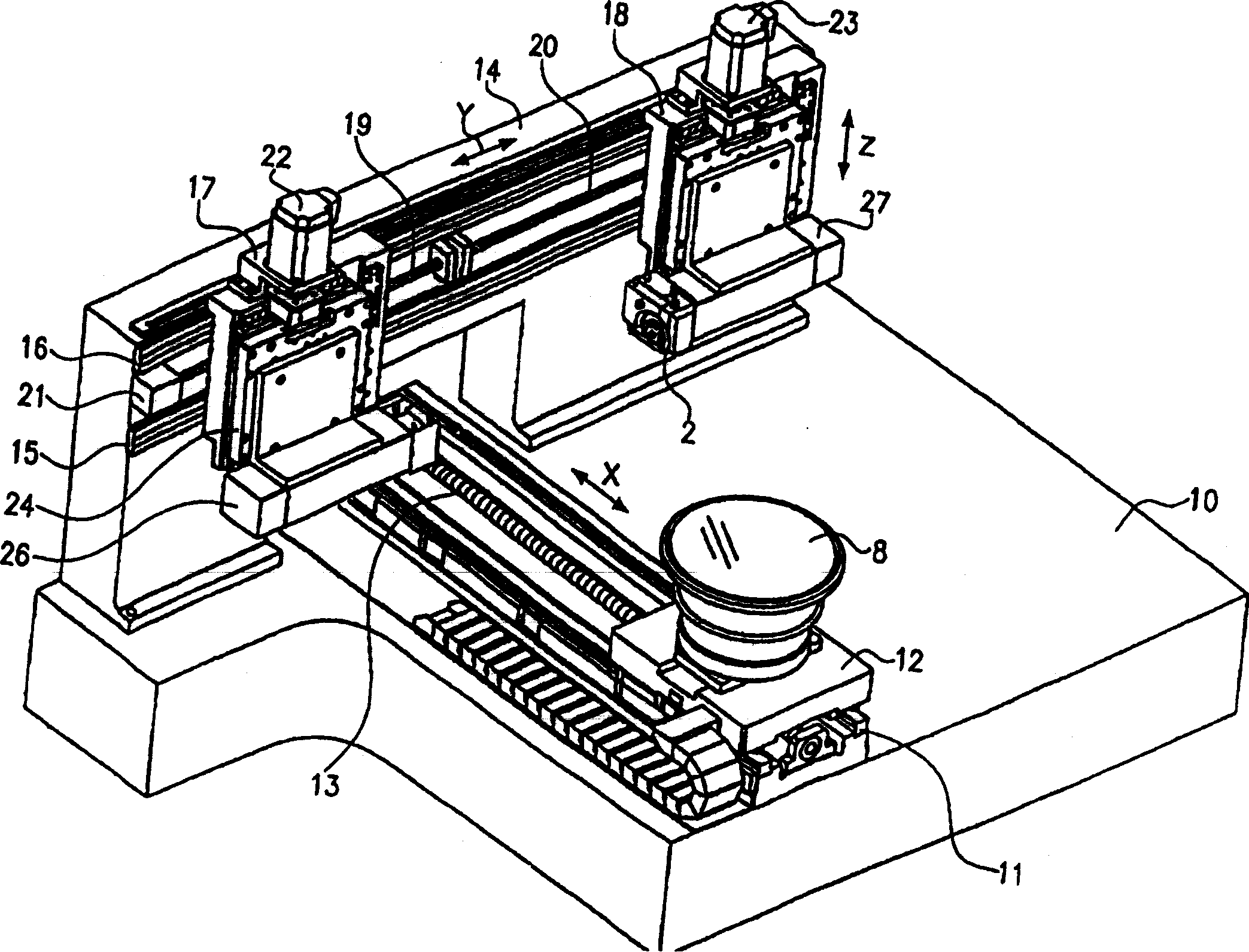 Machine for cutting wafers