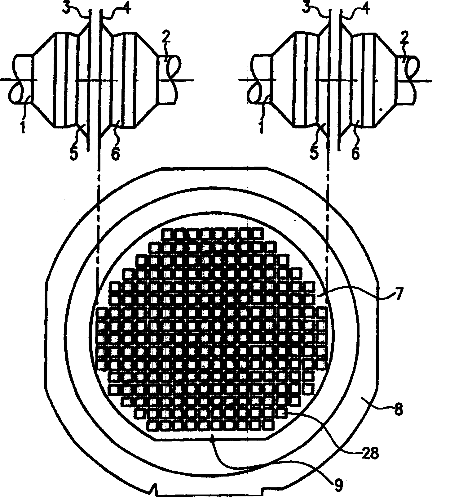 Machine for cutting wafers