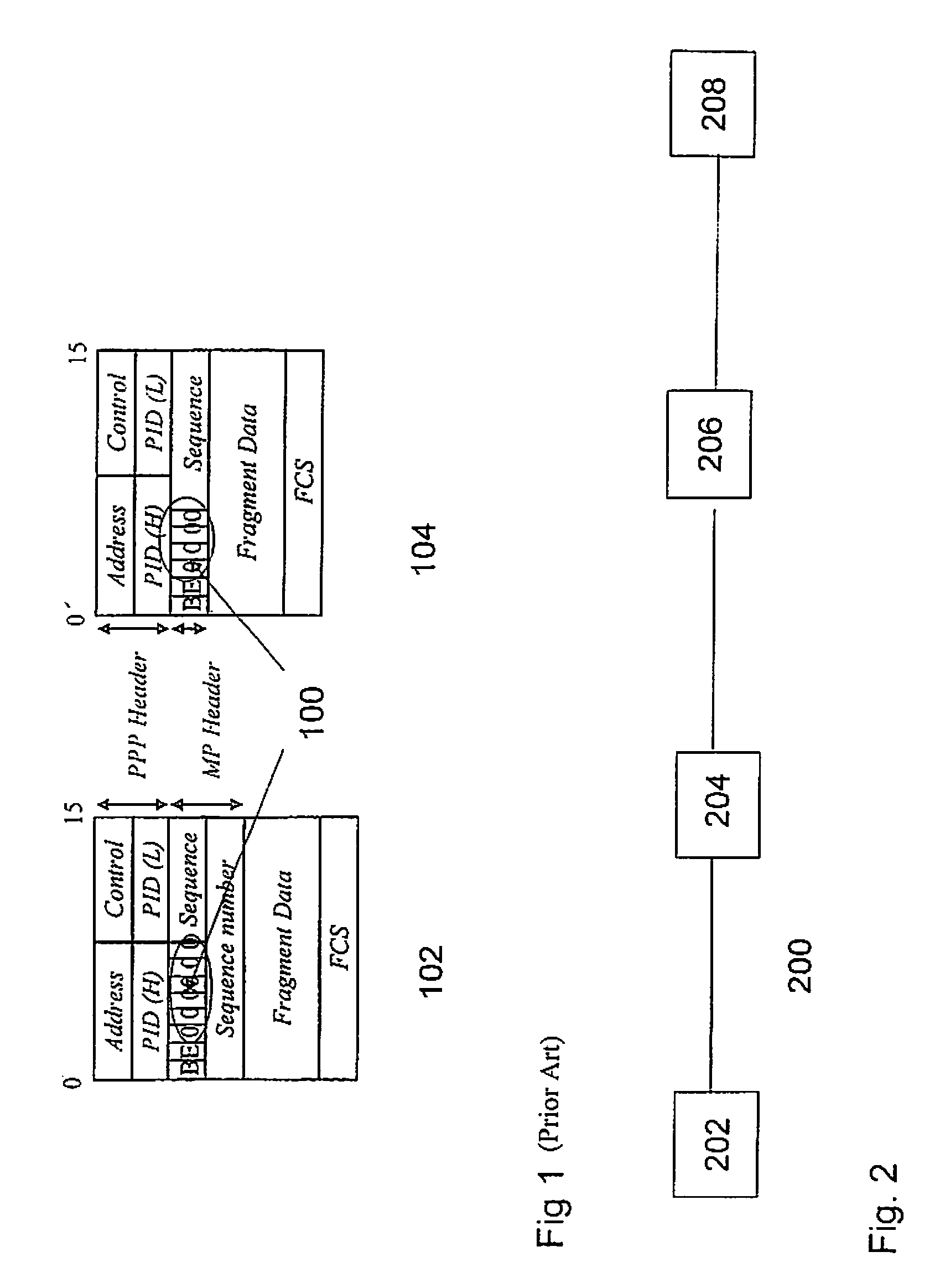 Reducing transmission time for data packets controlled by a link layer protocol comprising a fragmenting/defragmenting capability