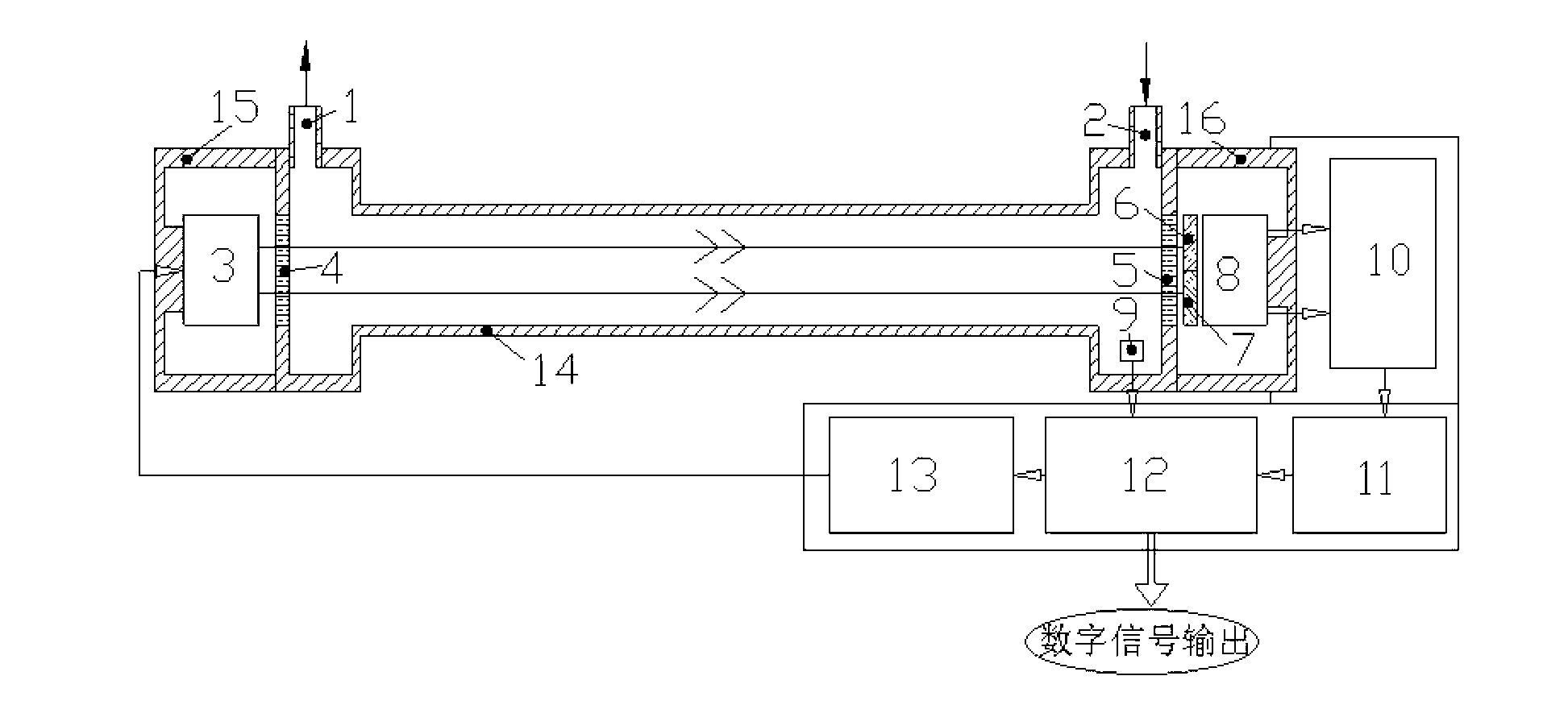Suction type SF6 gas leakage monitoring device and method