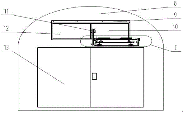 Automatic mind roadway air volume regulating device