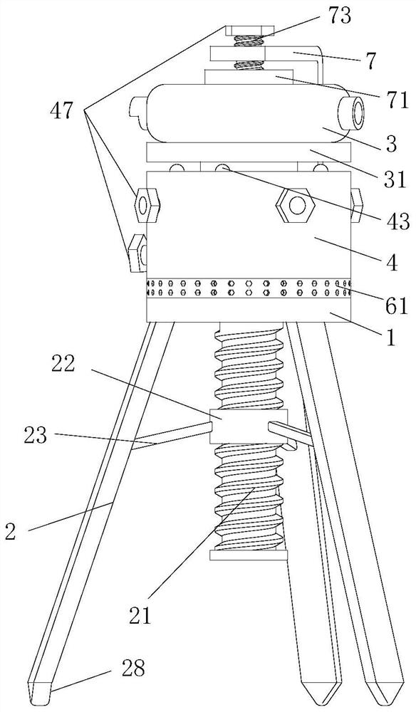 Multi-attitude all-terrain geographic information surveying and mapping instrument