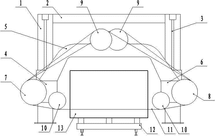 Novel multi-wire sawing machine