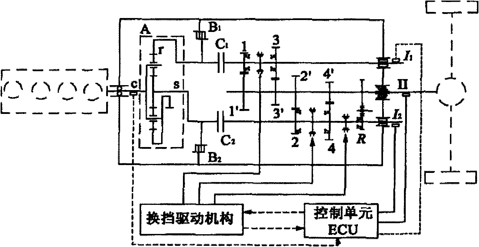 Double-clutch automatic transmission