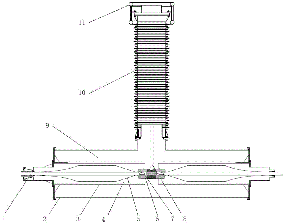 Integrated terminal device used for power cable step-by-step puncture test