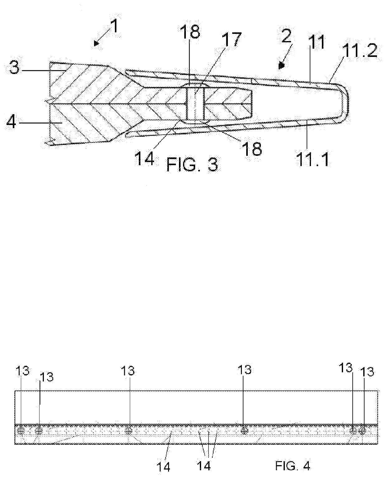 Flight control surface for an aircraft and method for  manufacturing said flight control surface