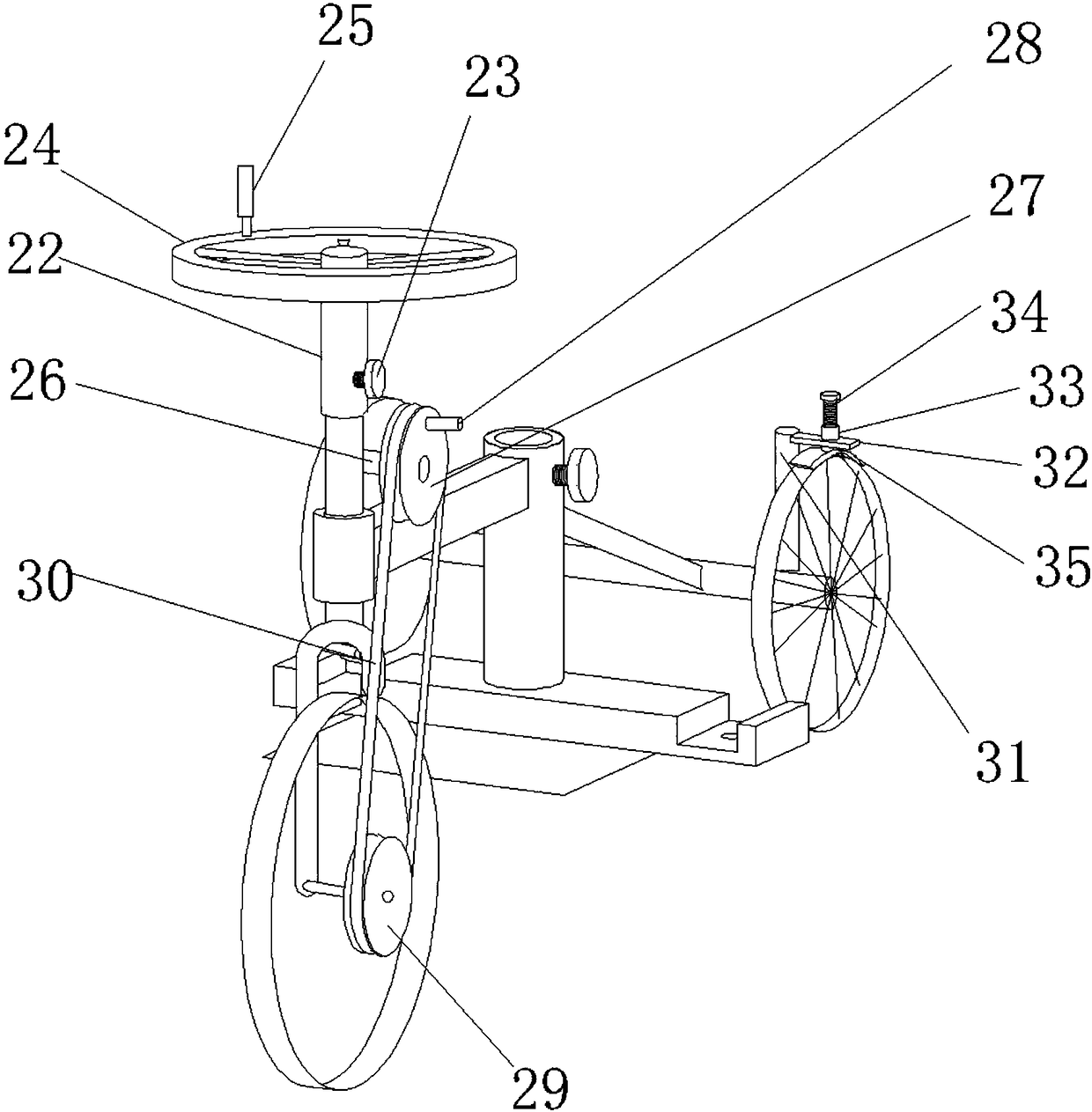 Vehicle specially used for patient with lower limbs disabled