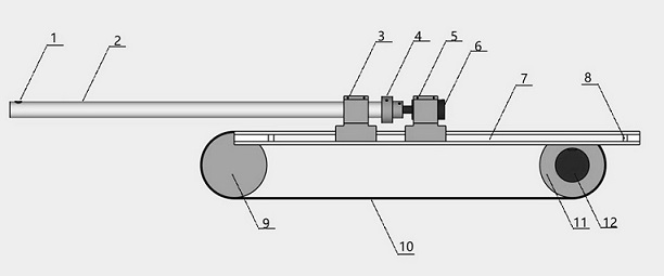 Vascular intervention robot system master end control method based on self-adaptive force feedback