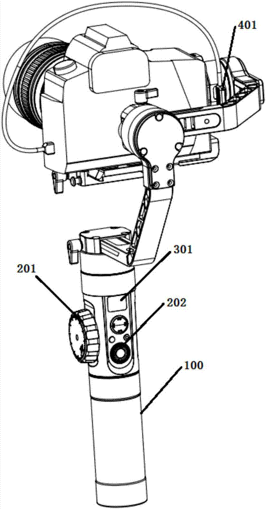 Hand-held stabilizer for adjusting camera parameters and operation steps thereof