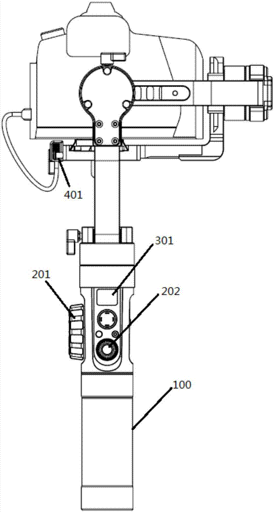 Hand-held stabilizer for adjusting camera parameters and operation steps thereof