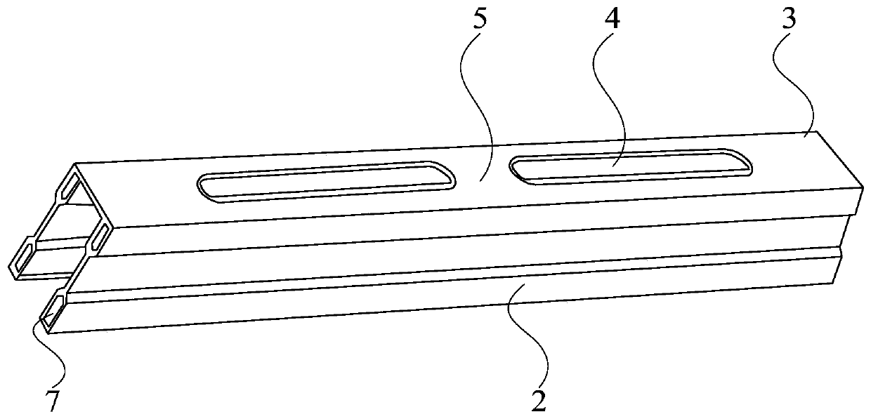 Alloy keel structure and manufacturing method thereof